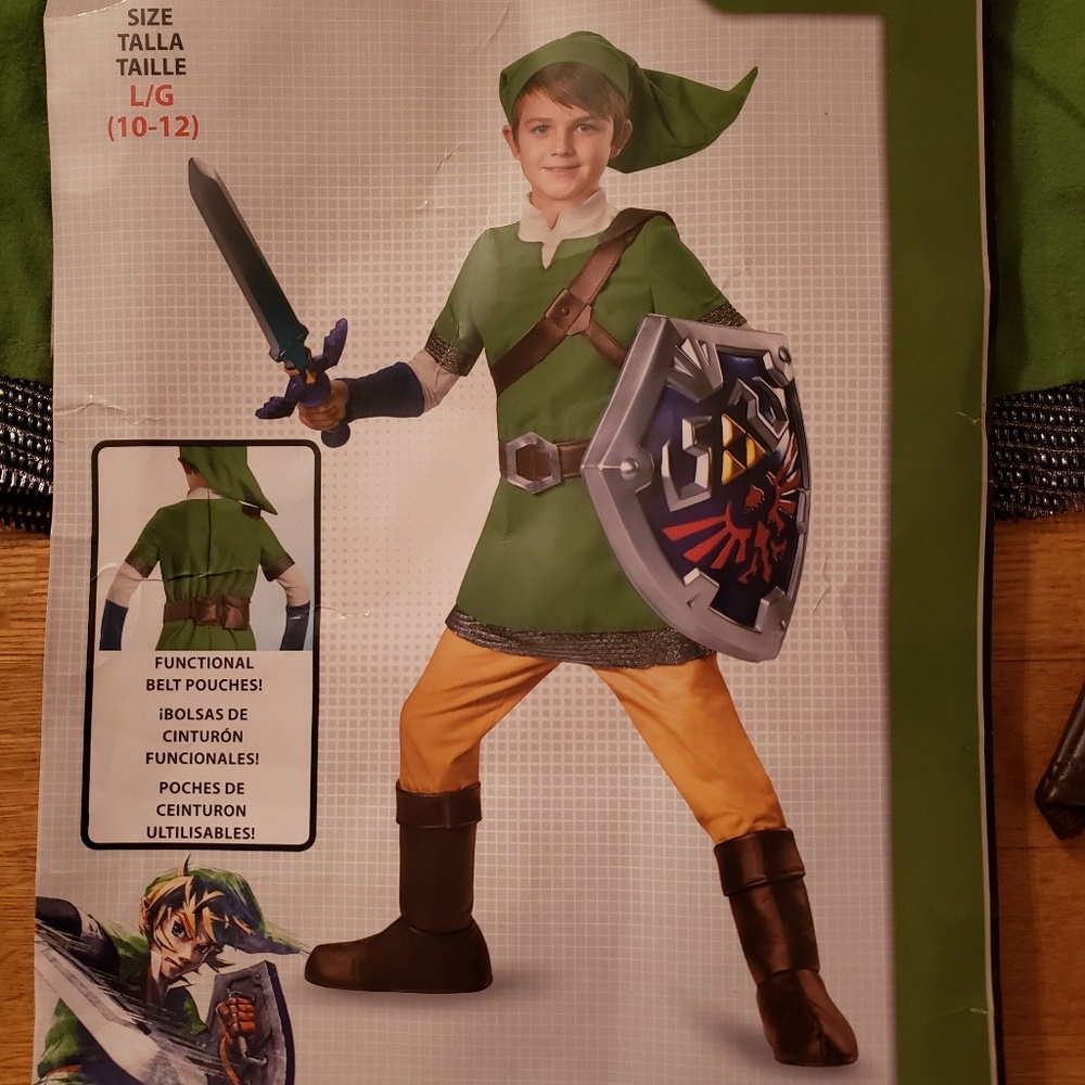 Boys Zelda Costume (large 10-12)